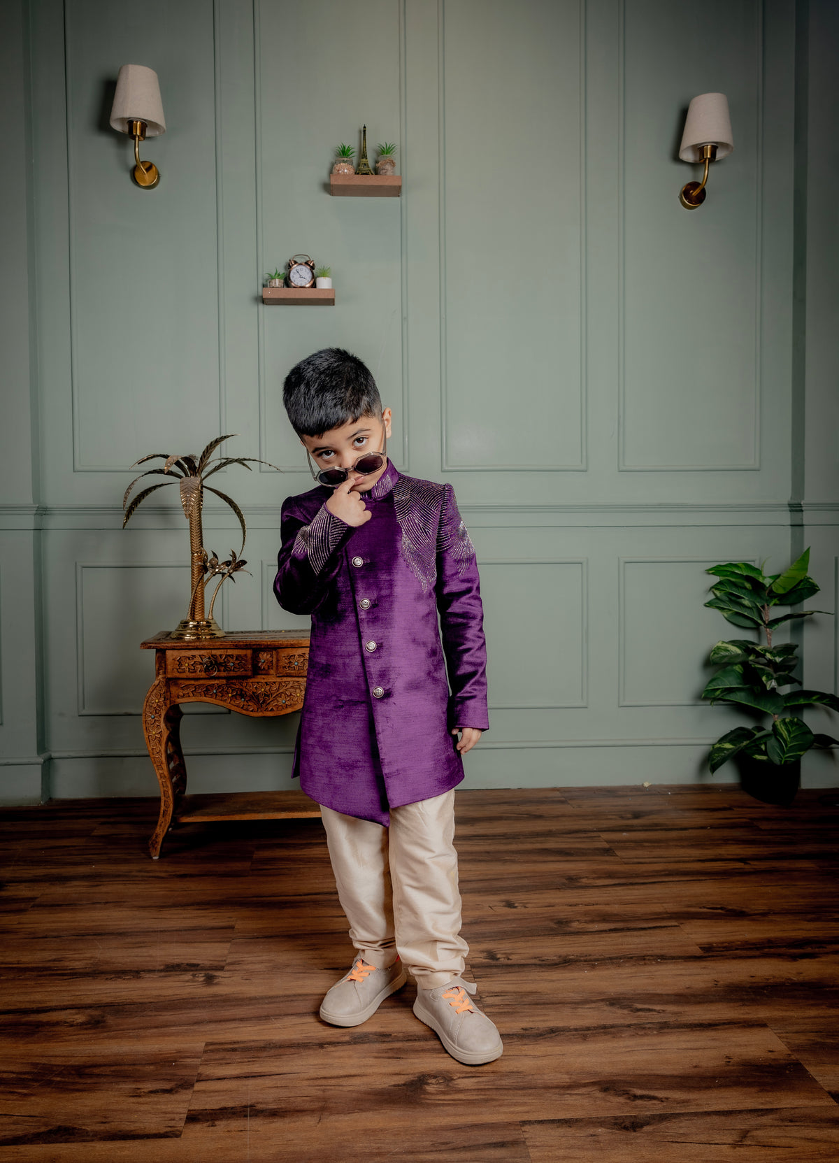 DARK PURPLE INDO WESTERN