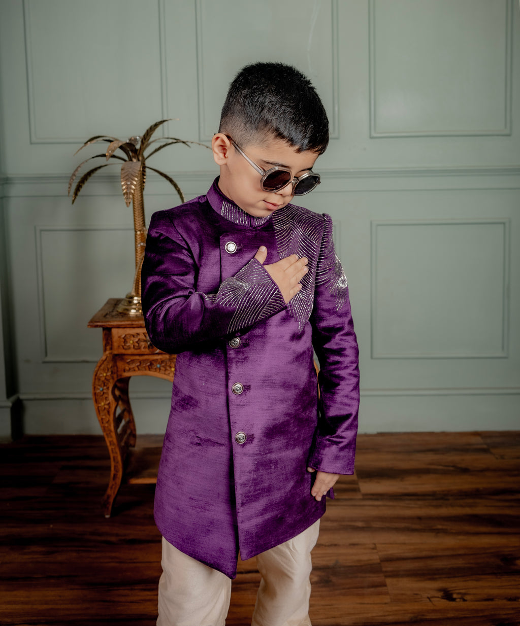 DARK PURPLE INDO WESTERN