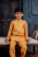 MUSTERD SILK KURTA