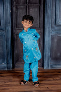 TURQUISE BLUE KURTA