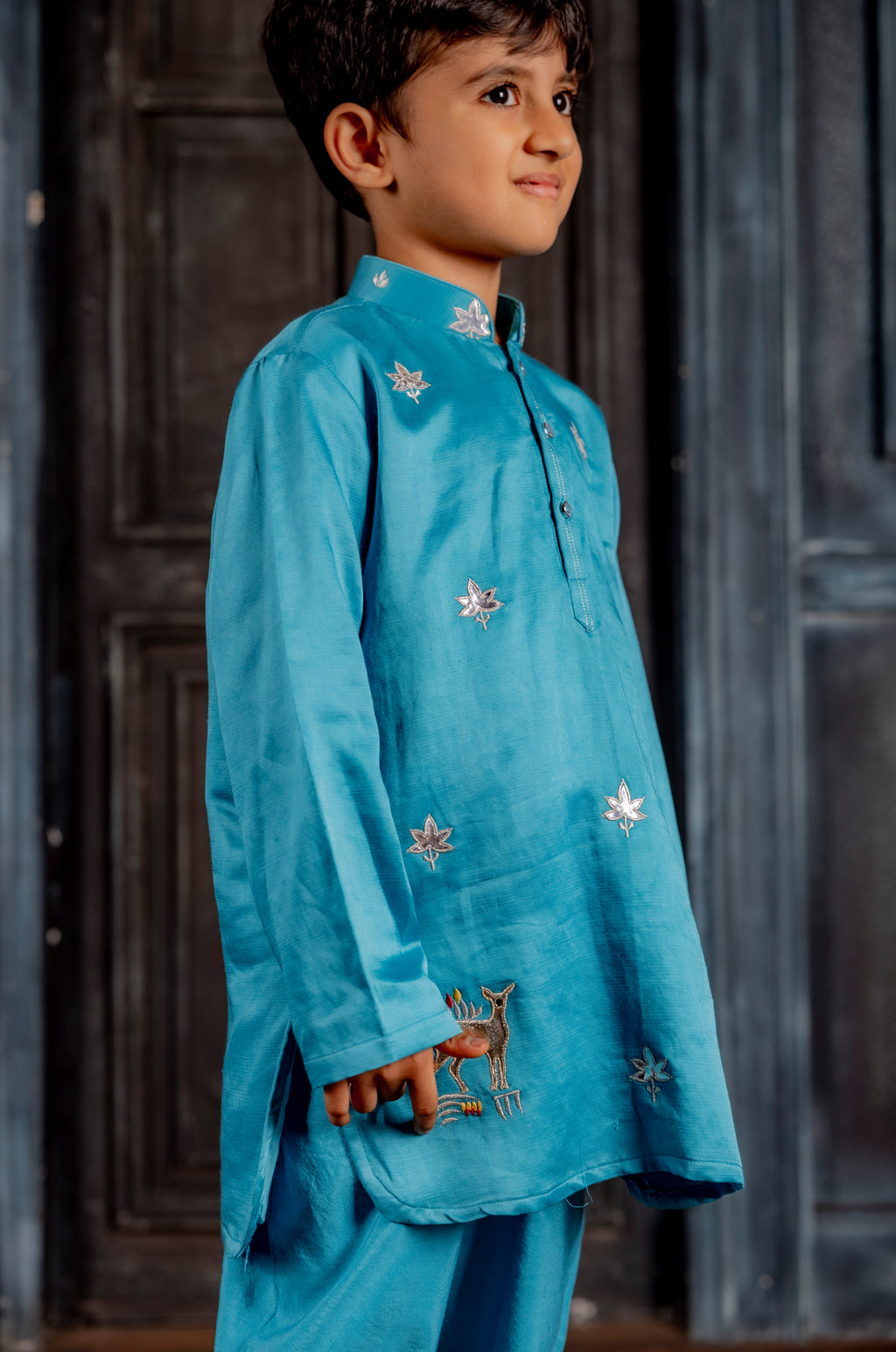 TURQUISE BLUE KURTA