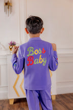 PURPLE BOMBER JACKET