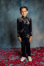 NAVY BLUE JODHPURI WITH EMBROIDERY