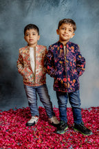 FLORAL PRINTED BOMBER JACKET